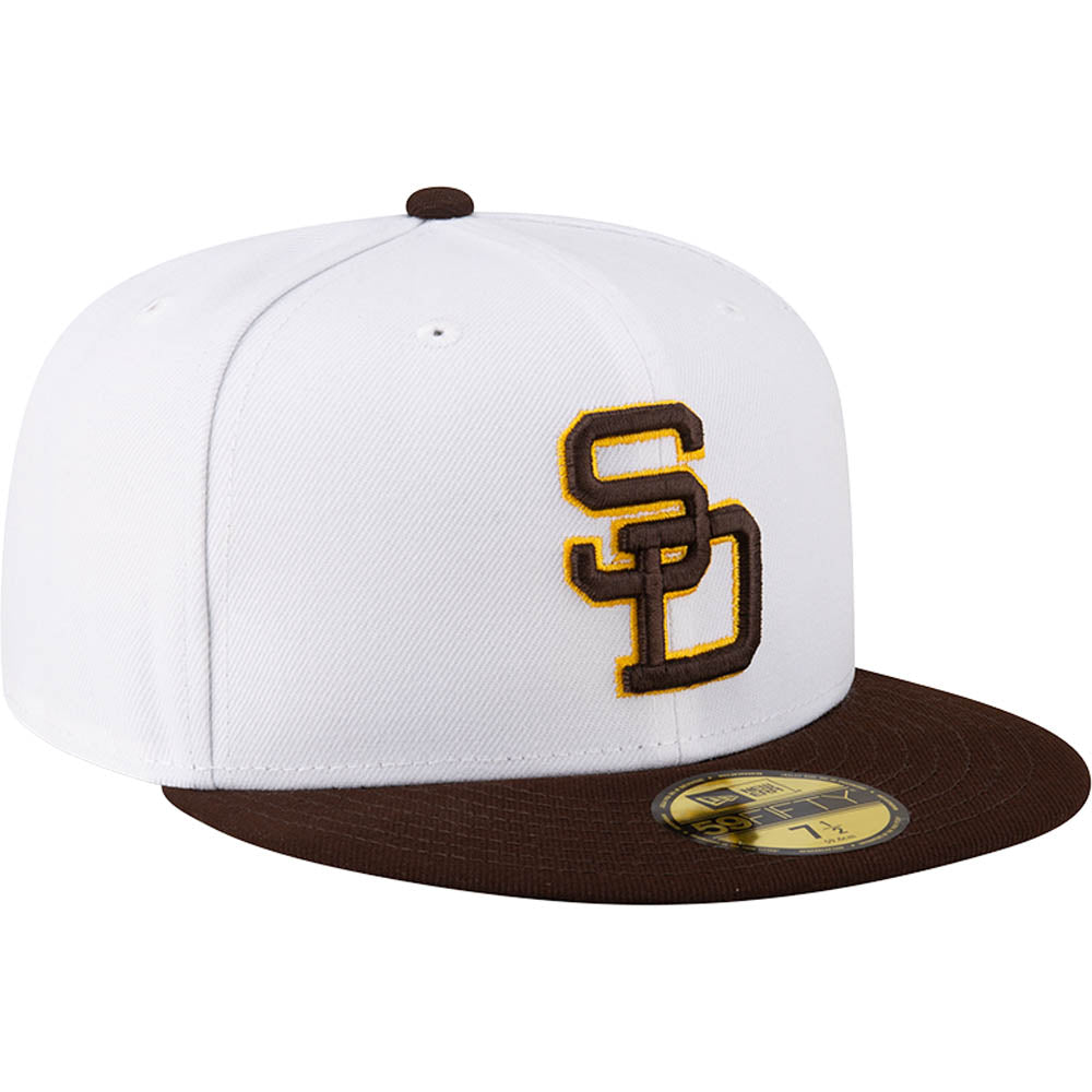 New Era x JS San Diego Padres "Snow" White 2023 59FIFTY Fitted Hat