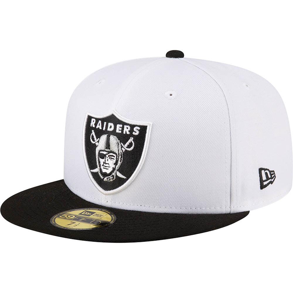 New Era x JS Las Vegas Raiders "Snow" White 2023 59FIFTY Fitted Hat