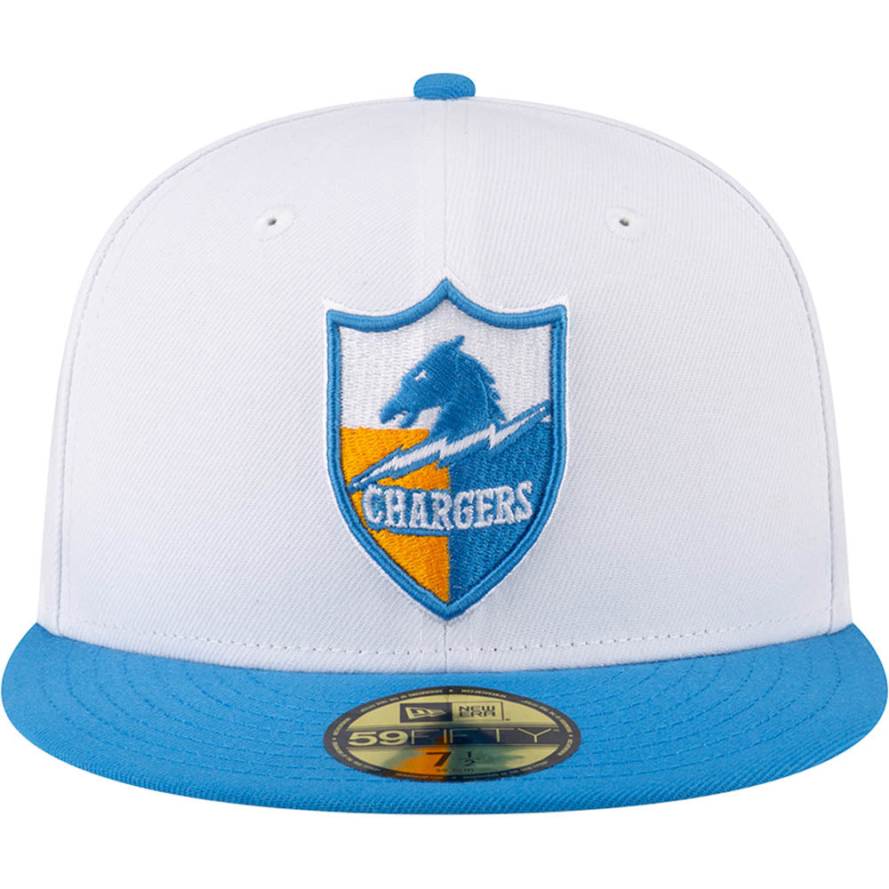 New Era x JS Los Angeles Chargers "Snow" White 2023 59FIFTY Fitted Hat