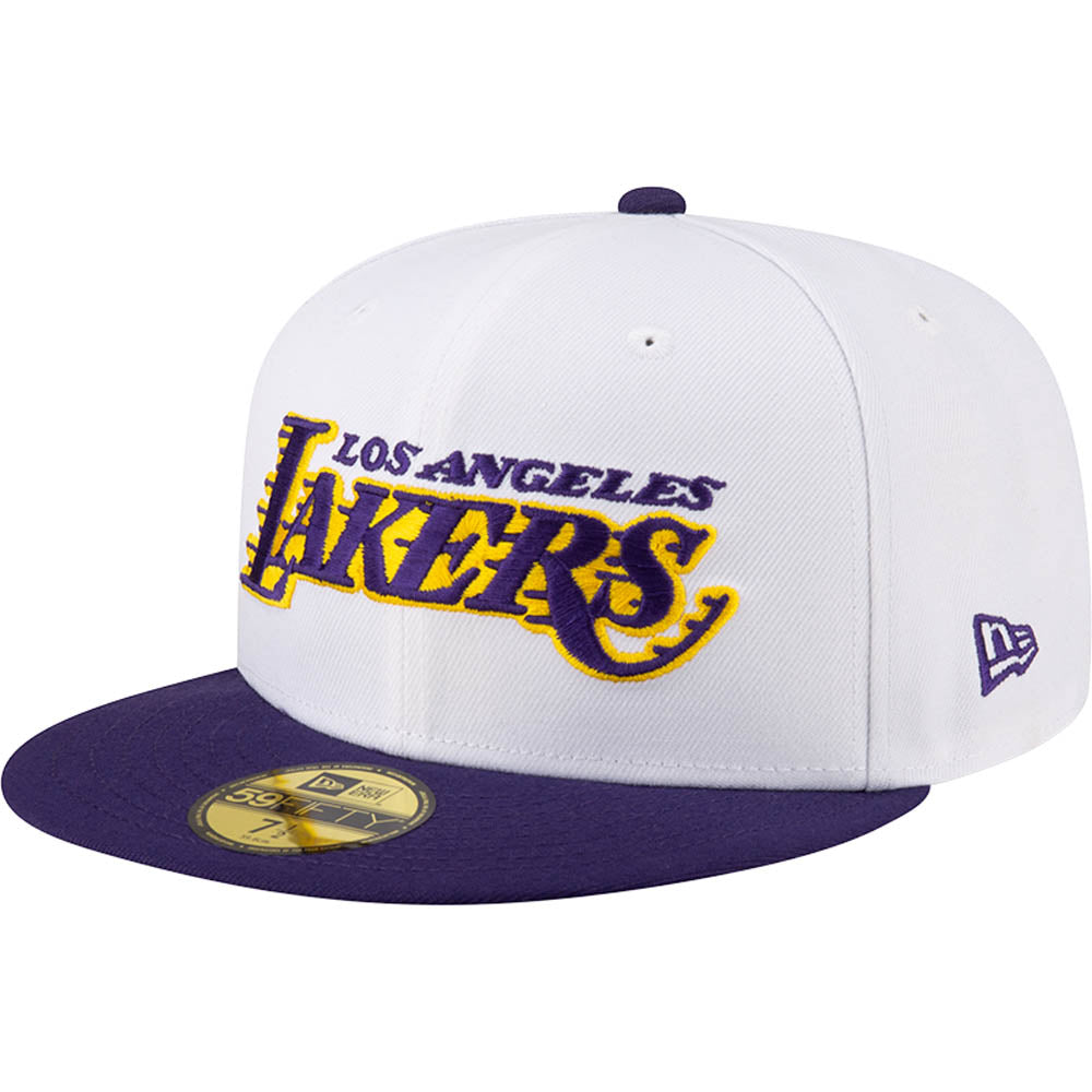 New Era x JS Los Angeles Lakers "Snow" White 2023 59FIFTY Fitted Hat
