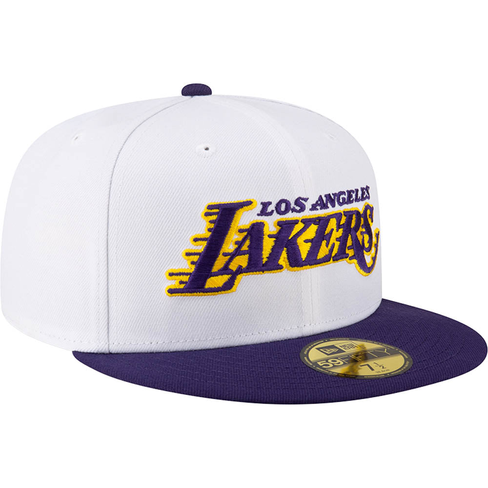 New Era x JS Los Angeles Lakers "Snow" White 2023 59FIFTY Fitted Hat