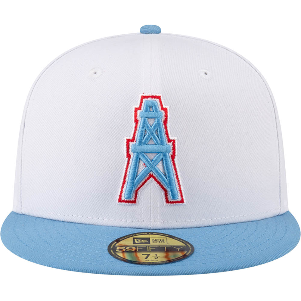 New Era x JS Houston Oilers "Snow" White 2023 59FIFTY Fitted Hat