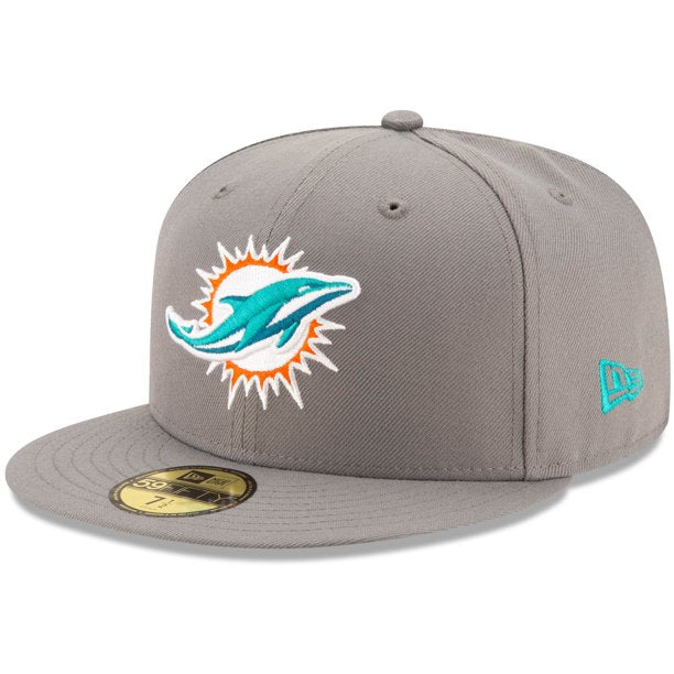 New Era Miami Dolphins Graphite Storm 59FIFTY Fitted Hat
