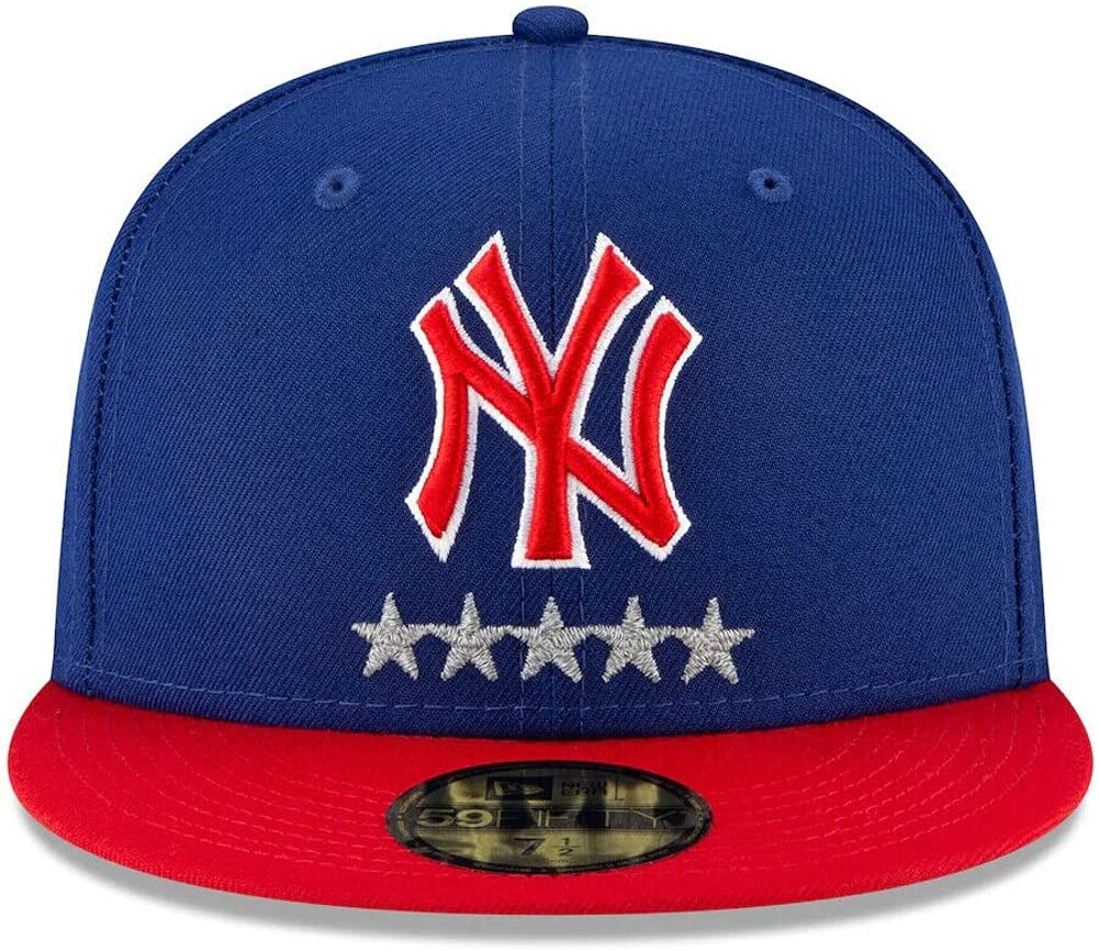 New Era New York Yankees Royal Blue/Red 5 Stars 59FIFTY Fitted Hat
