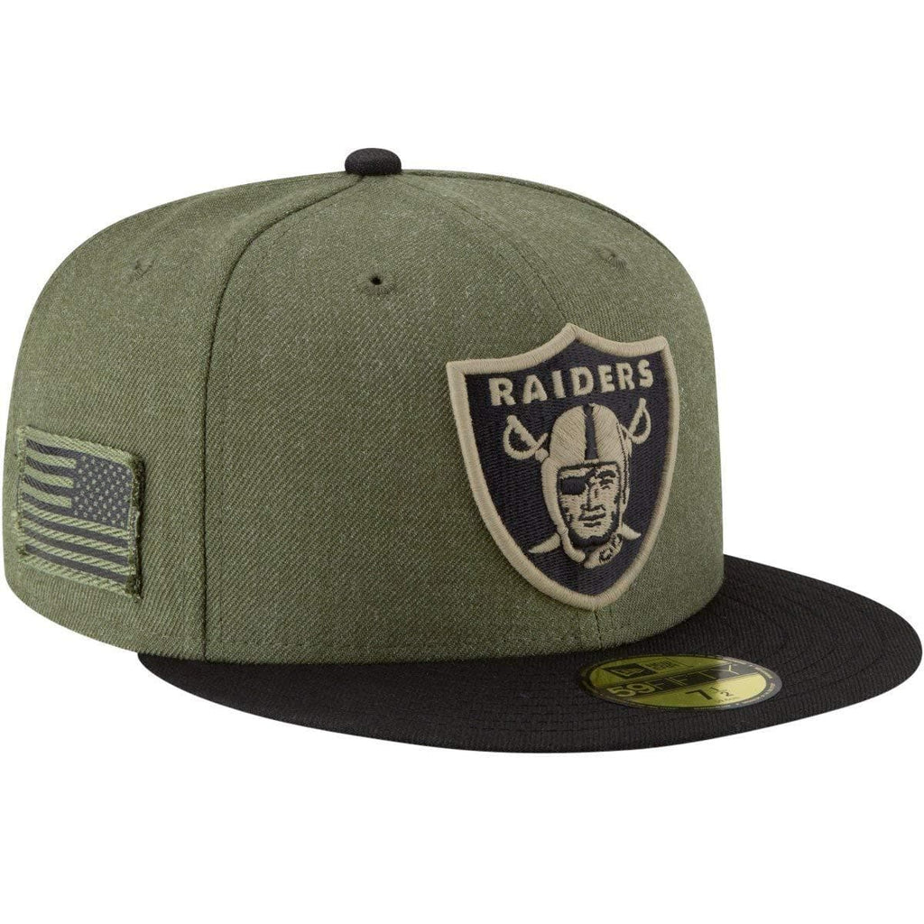 New Era Oakland Raiders Military 59Fifty Fitted Hat