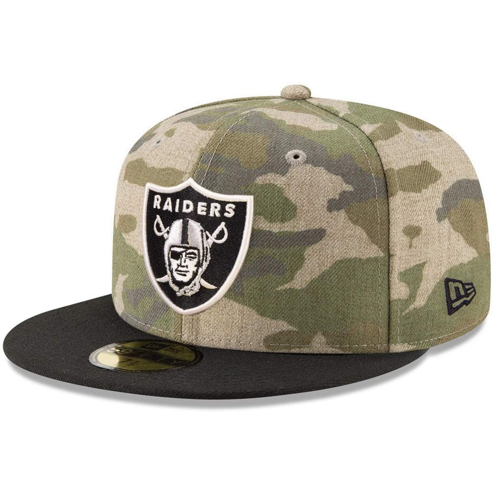 New Era Oakland Raiders Camo 59FIFTY Fitted Hat