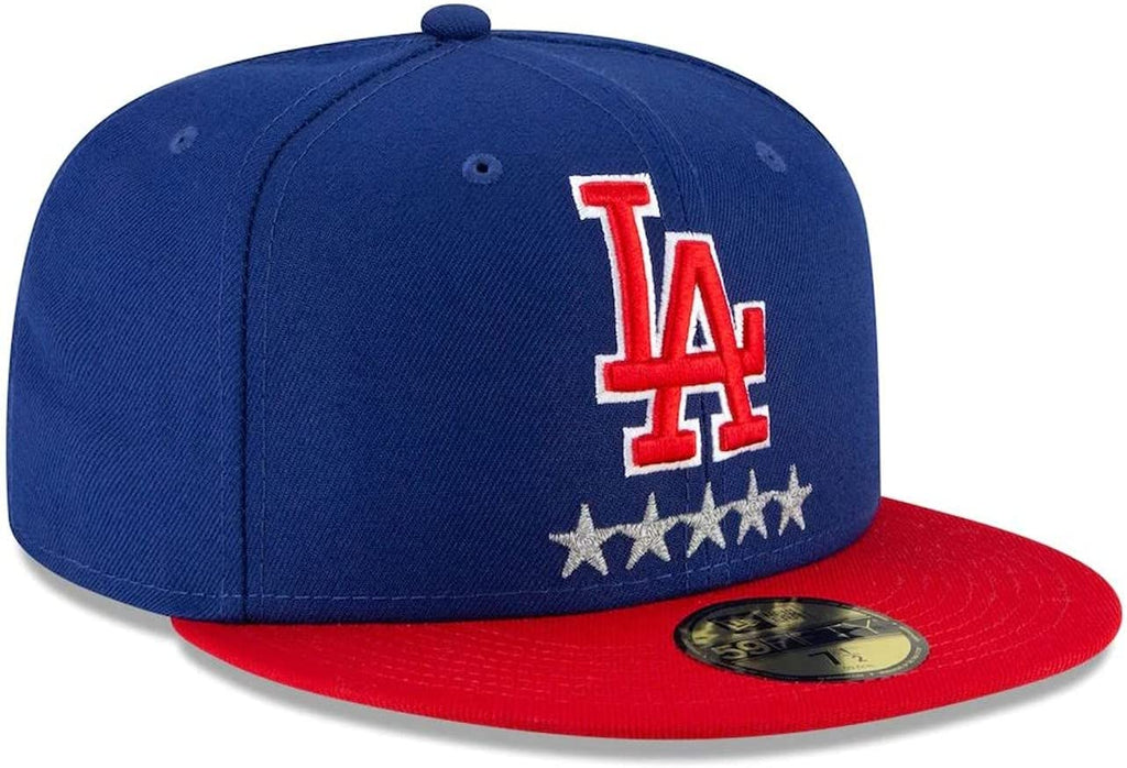 New Era Los Angeles Dodgers Royal Blue/Red 5 Stars 59FIFTY Fitted Hat