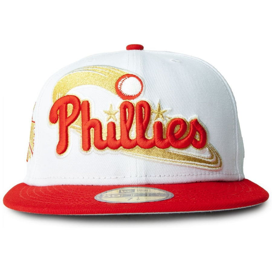 New Era Philadelphia Phillies White/Red/Gold 1996 All-Star Game 59FIFTY Fitted Cap