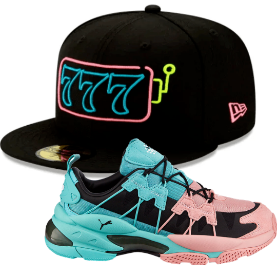 New Era Lucky 7 Neon Jackpot 59Fifty Fitted Hat