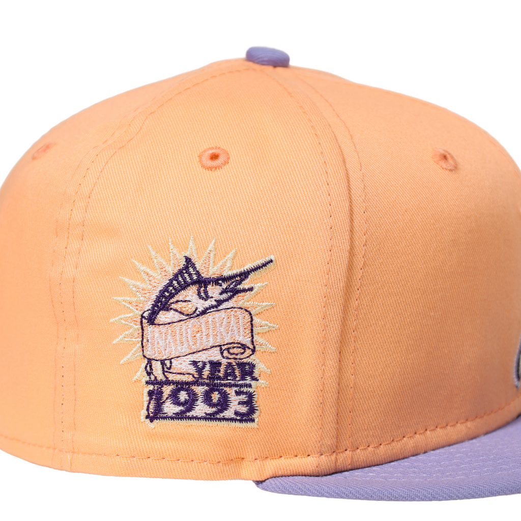 New Era Florida Marlins 1993 Inaugural Blush/Lavender 59FIFTY Fitted Hat
