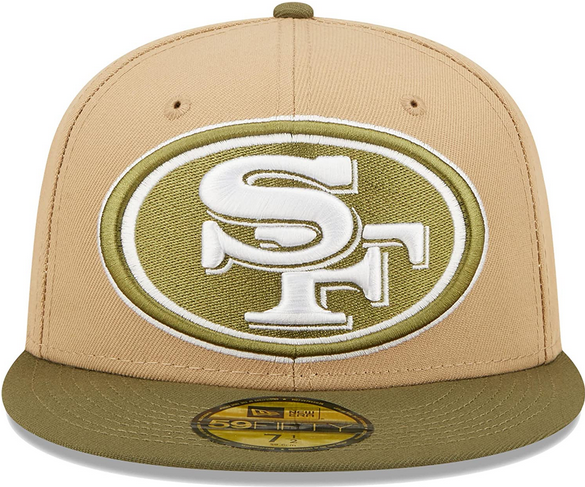 New Era San Francisco 49ers 60th Season Saguaro Tan/Olive 59FIFTY Fitted Hat