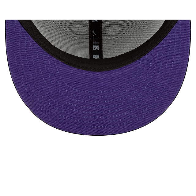 New Era Minnesota Vikings State Logo Reflect Purple Bottom Fitted Hat