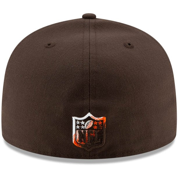New Era Brown Cleveland Browns Color Dim 59FIFTY Fitted Hat