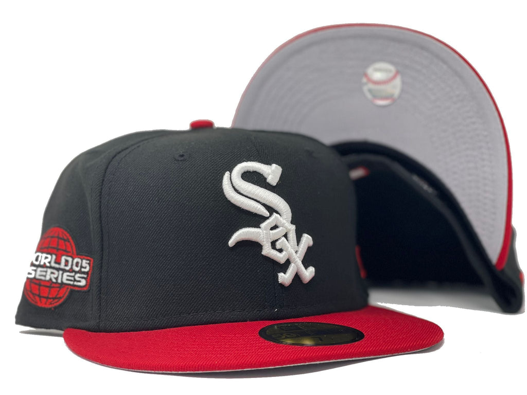 New Era Chicago White Sox Black/Red/White 2005 World Series 59FIFTY Fitted Hat