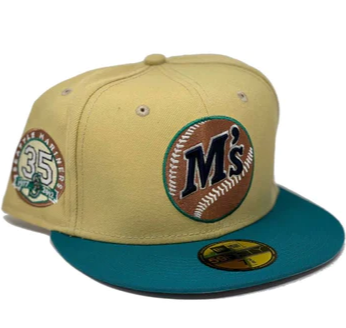 New Era Seattle Mariners 35th Anniversary “Vegas Gold" 59FIFTY Fitted Hat