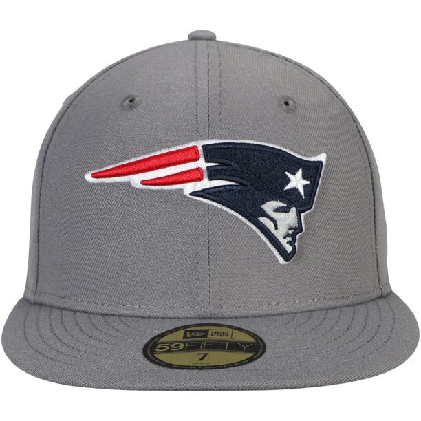 New Era Graphite New England Patriots Storm 59FIFTY Fitted Hat