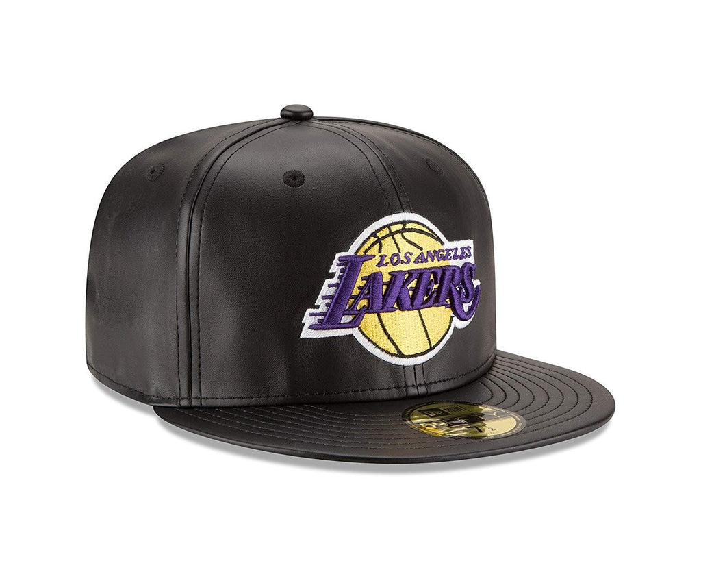 New Era Men's Leather Lakers 59FIFTY Fitted Hat