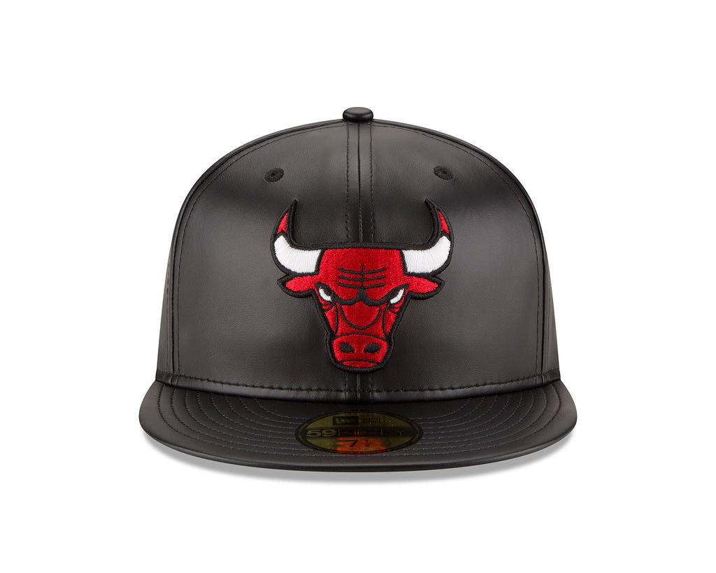 New Era Chicago Bulls Leather 59FIFTY Fitted Hat