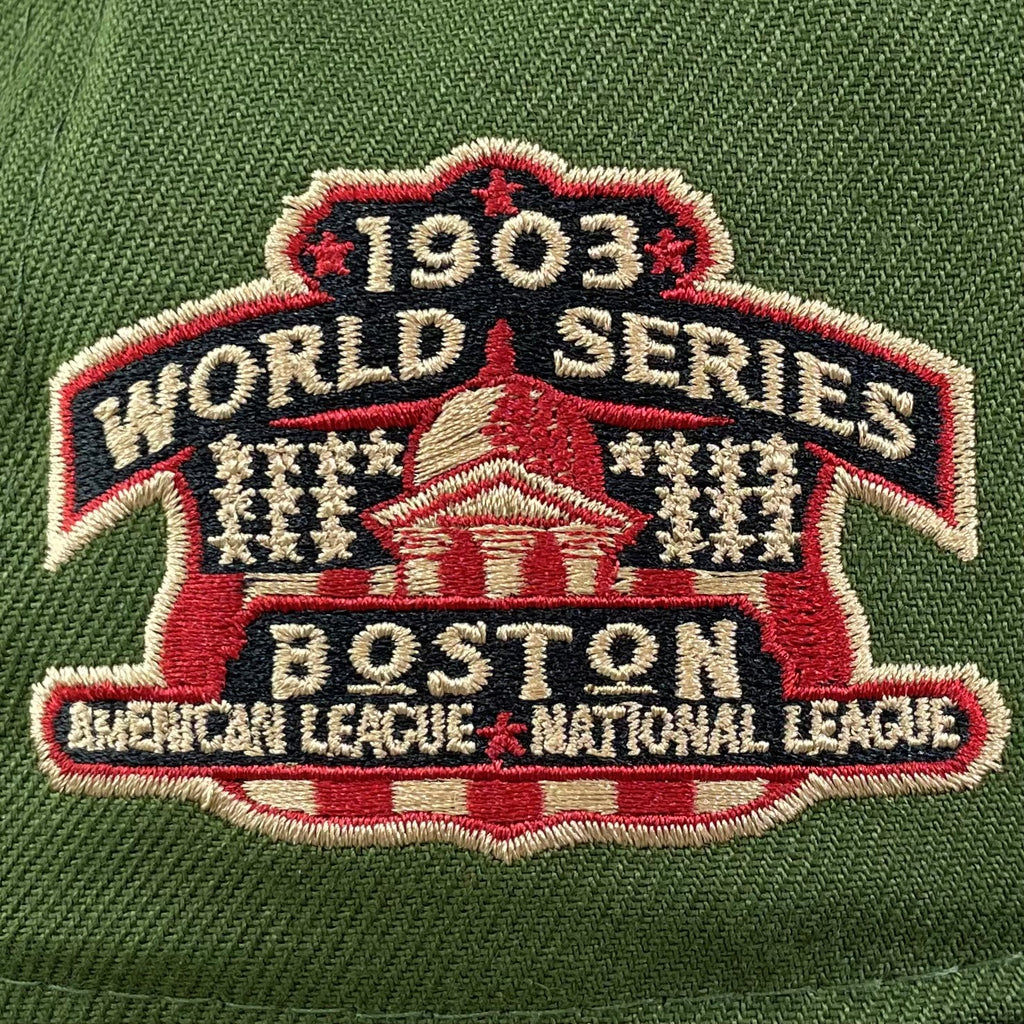 New Era  Boston Red Sox Rifle Green/Black 1903 World Series 59FIFTY Fitted Hat