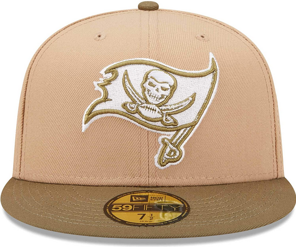 New Era Tampa Bay Buccaneers 40th Anniversary Saguaro Tan/Olive 59FIFTY Fitted Hat