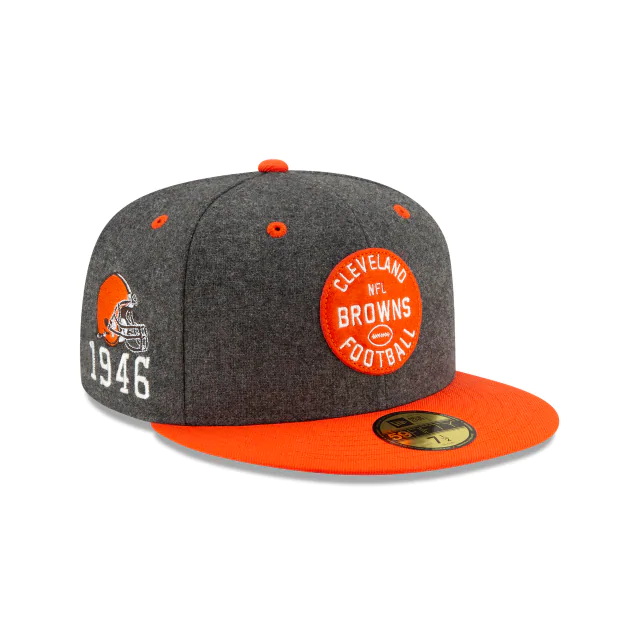 New Era Cleveland Browns Sideline 59Fifty Fitted Hat