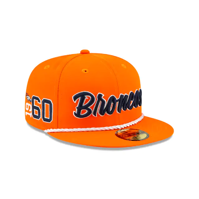 New Era Denver Broncos Sideline 59Fifty Fitted Hat