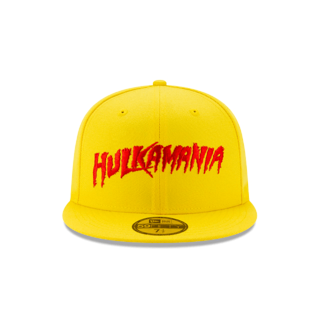 New Era Hulk Hogan Yellow "Hulkamania" 59Fifty Fitted Hat