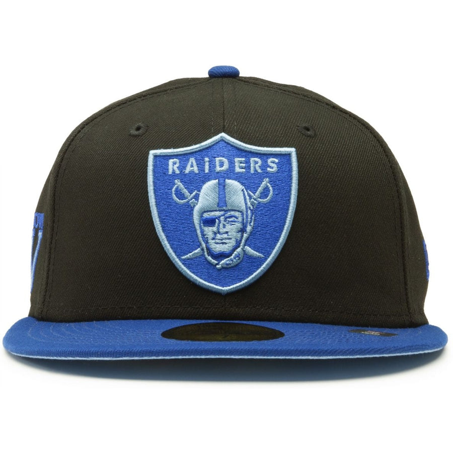 New Era Las Vegas Raiders Black/Royal Super Bowl XV 59FIFTY Fitted Hat