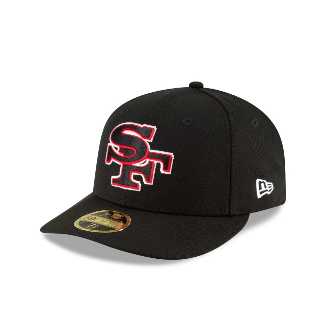 New Era San Francisco 49ers Logo Mix Low Profile 59fifty Fitted Hat