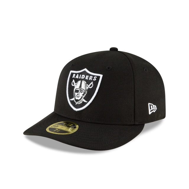 New Era 
						Las Vegas Raiders Logo Mix Low Profile 59fifty Fitted Hat