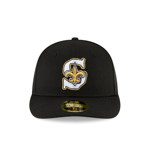 New Era 
						New Orleans Saints Logo Mix Low Profile 59fifty Fitted Hat