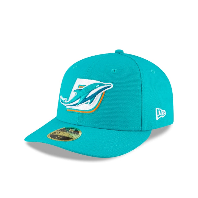 New Era 
						Miami Dolphins Logo Mix Low Profile 59fifty Fitted Hat