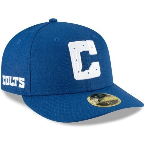 New Era 
						Indianapolis Colts Logo Mix Low Profile 59fifty Fitted Hat