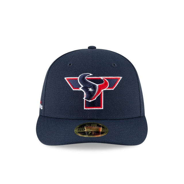 New Era 
						Houston Texans Logo Mix Low Profile 59fifty Fitted Hat