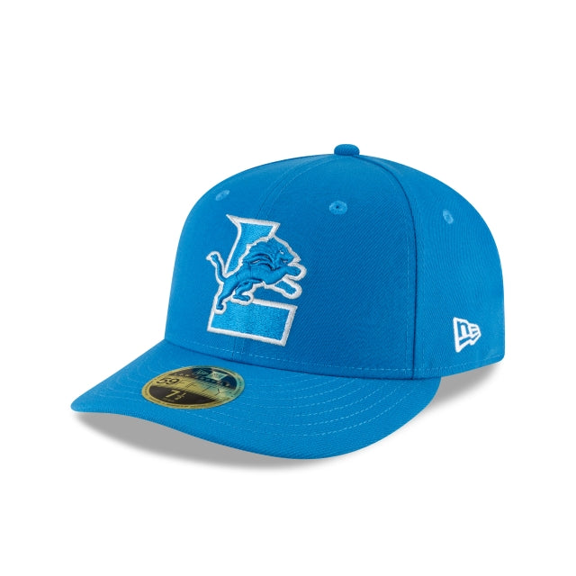 New Era 
						Detroit Lions Logo Mix Low Profile 59fifty Fitted Hat