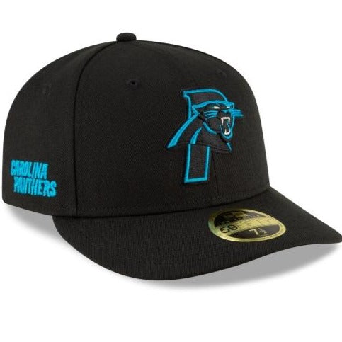 New Era 
						Carolina Panthers Logo Mix Low Profile 59fifty Fitted Hat