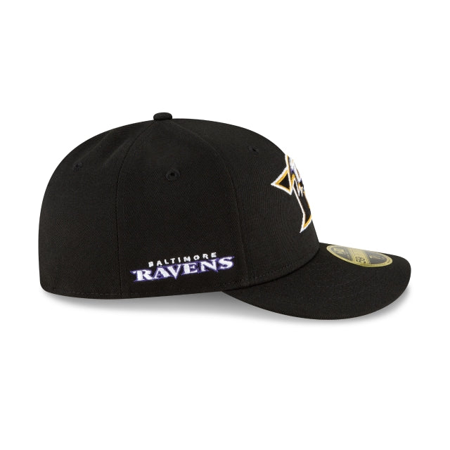 New Era 
						Baltimore Ravens Logo Mix Low Profile 59fifty Fitted Hat