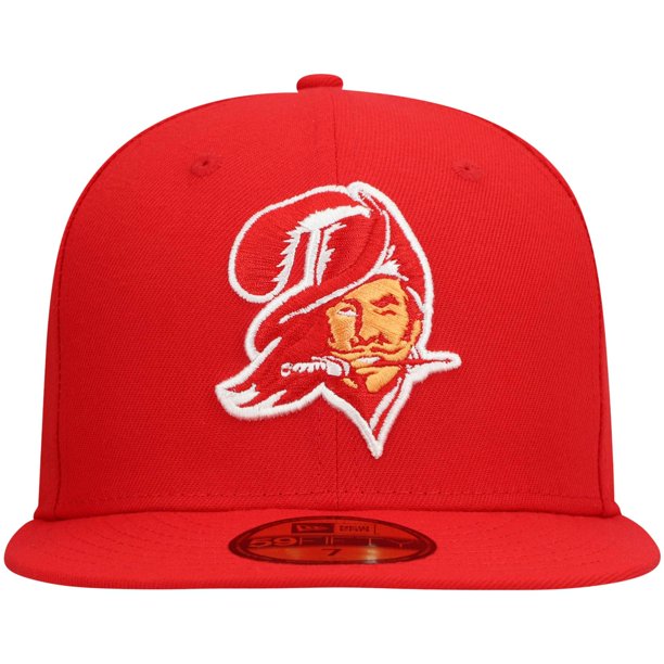 New Era Tampa Bay Buccaneers Red Omaha Throwback 59FIFTY Fitted Hat
