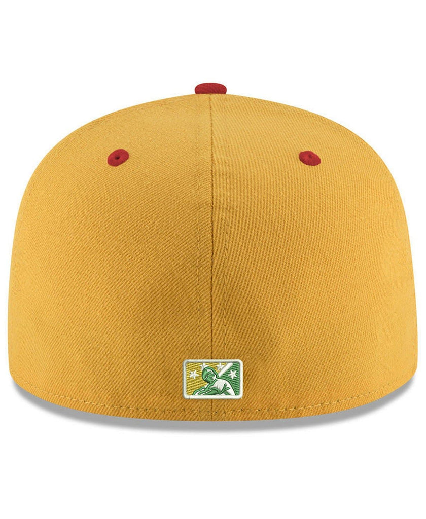 Charleston RiverDogs Yellow & Green AC 59FIFTY Fitted Hat
