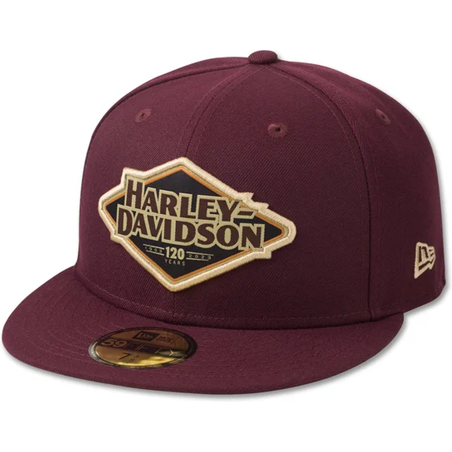 New Era Harley-Davidson 120th Anniversary Rum Raisin 59FIFTY Fitted Hat