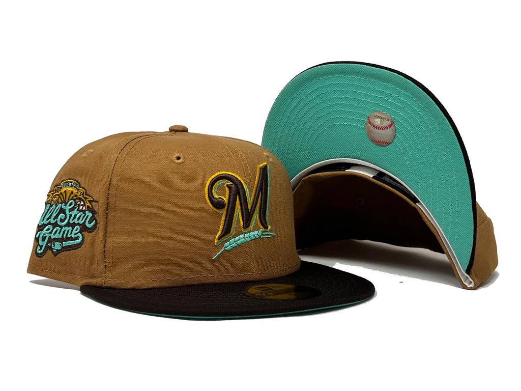 New Era Milwaukee Brewers 'Mint Chocolate' 2002 All-Star Game 59FIFTY Fitted Hat