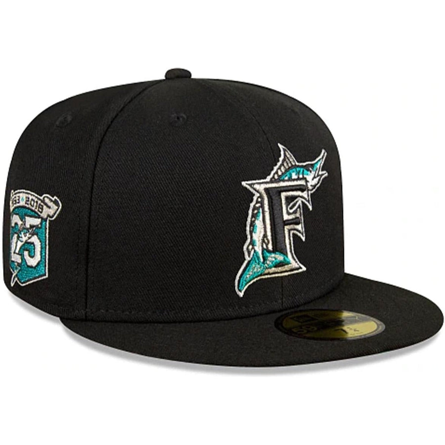 New Era Florida Marlins Metallic Logo 59FIFTY Fitted Hat