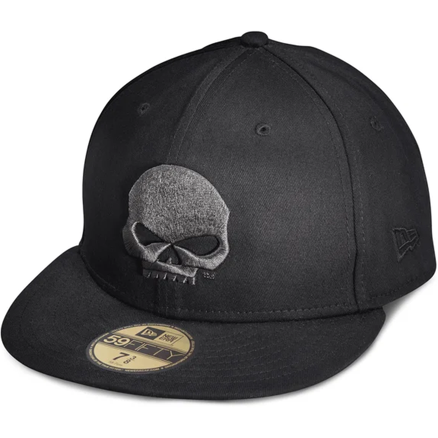 New Era Harley-Davidson Skull Black 59FIFTY Fitted Hat