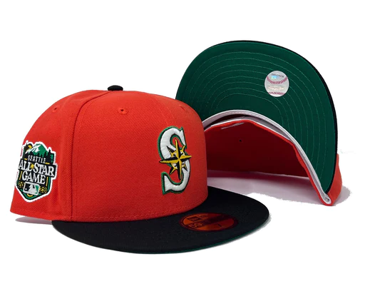 New Era Seattle Mariners 2023 All-Star Game Glow in the Dark “Pumpkin Collection” 59FIFTY Fitted Hat