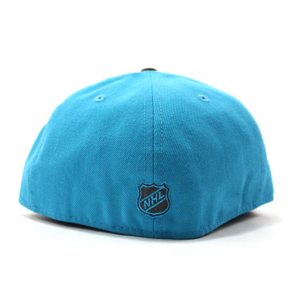 New Era Anaheim Ducks 59Fifty Fitted Hat (Blue Jewel Storm Gray Under Brim)