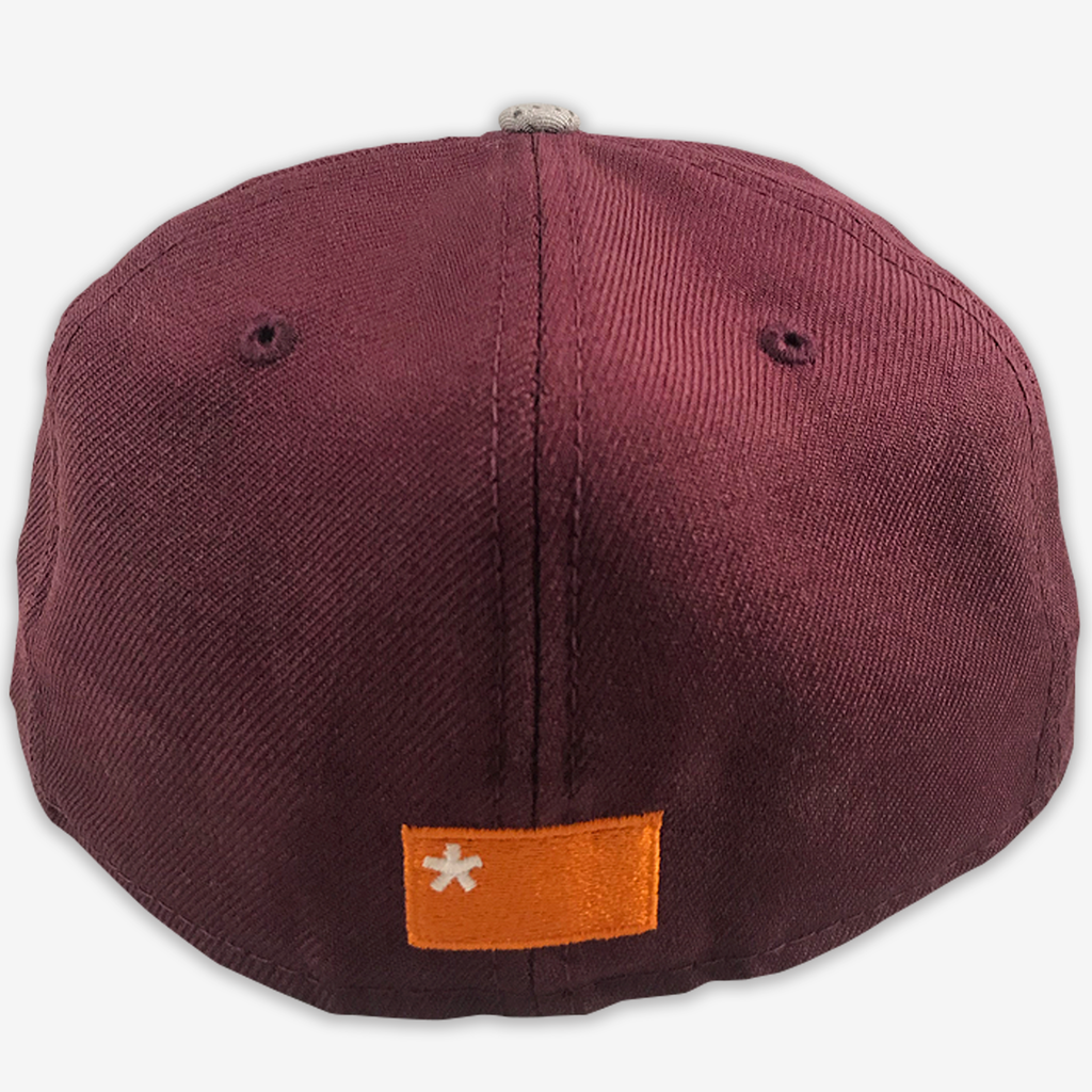 New Era Shaman Maroon Cement Undervisor 59FIFTY Fitted Hat