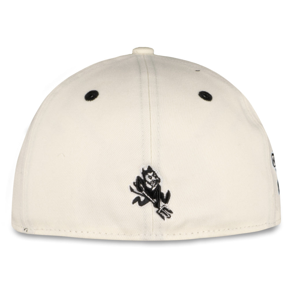 New Era Arizona State Sun Devils White Ivory Box Score 2023 59FIFTY Fitted Hat