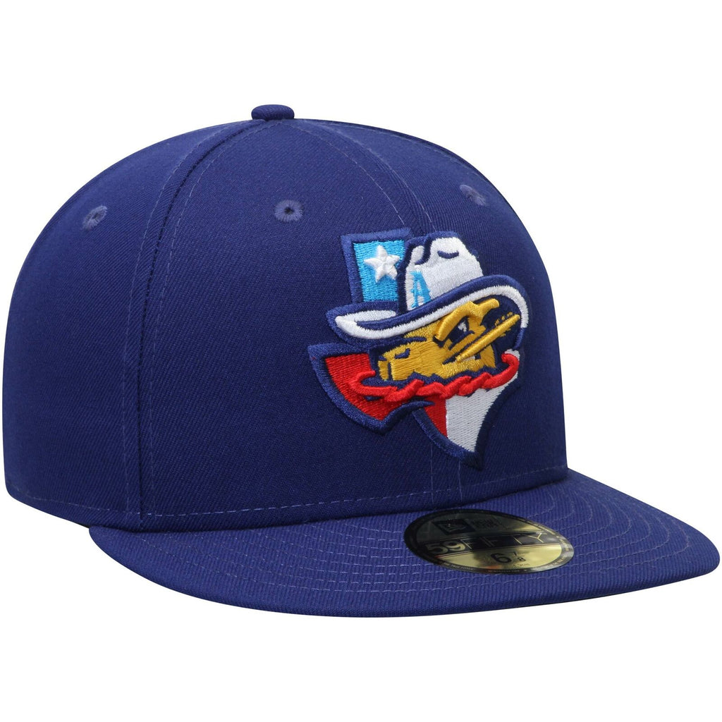 New Era Royal Amarillo Sod Poodles Alternate 3 Authentic Collection On-Field 59FIFTY Fitted Hat