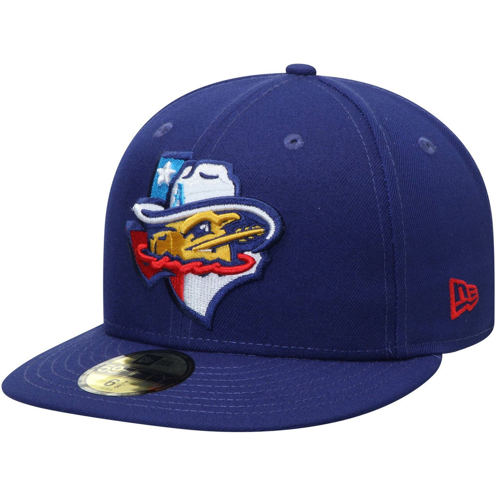 New Era Royal Amarillo Sod Poodles Alternate 3 Authentic Collection On-Field 59FIFTY Fitted Hat