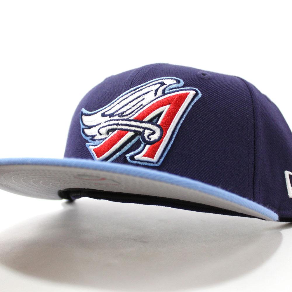 New Era Anaheim Angels 59Fifty Fitted Hat (90 Retro Gray Under Brim)